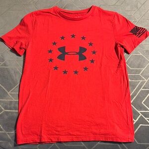 Under Armour Red HeatGear T-Shirt